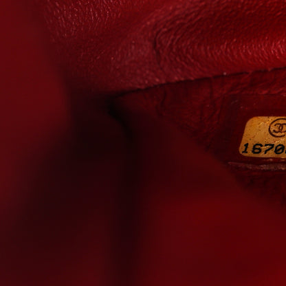 Chanel Caviar Quilted Jumbo Double Flap Dark Red 7 of 10