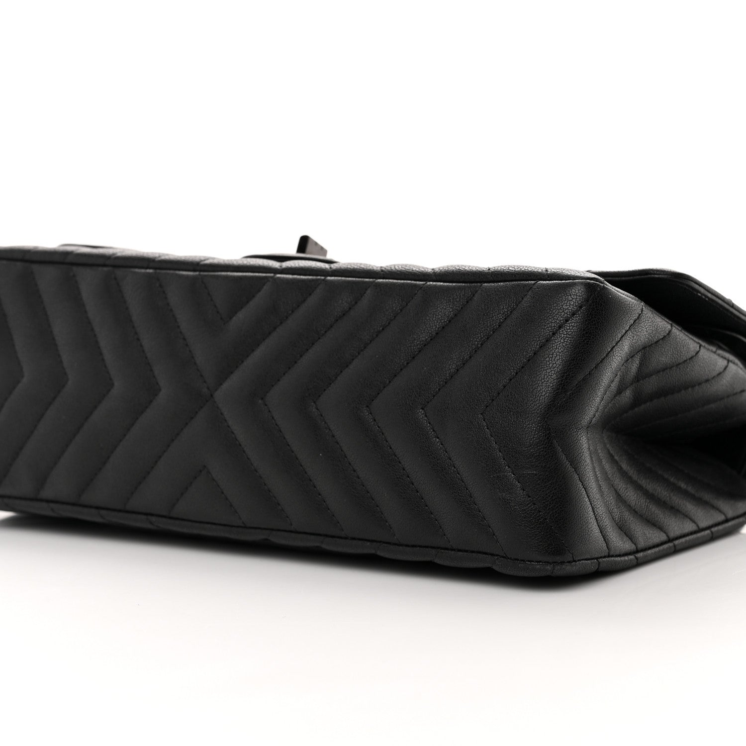 Chanel Sheepskin Chevron Quilted 2.55 Reissue 226 Flap So Black 10 of 13