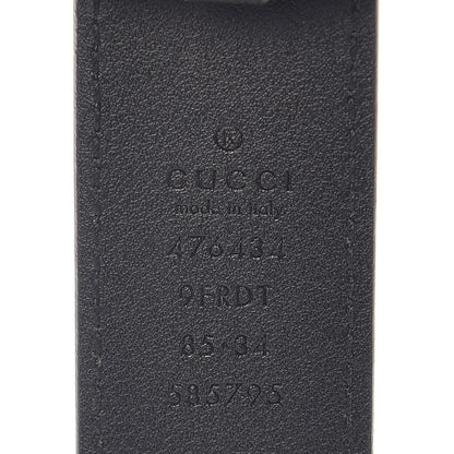 Gucci Velvet Matelasse GG Marmont Belt Bag 85 34 Black 9 of 12