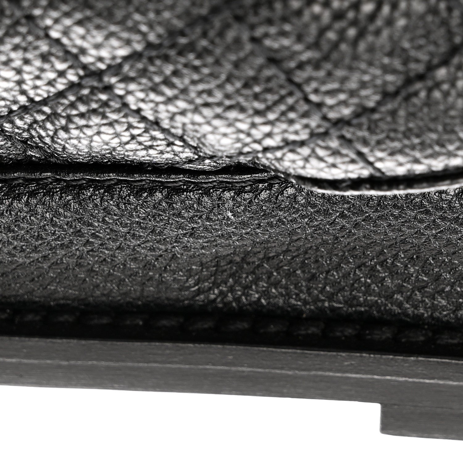 Chanel Grained Calfskin Velcro Dad Sandals 39.5 Black 15 of 18