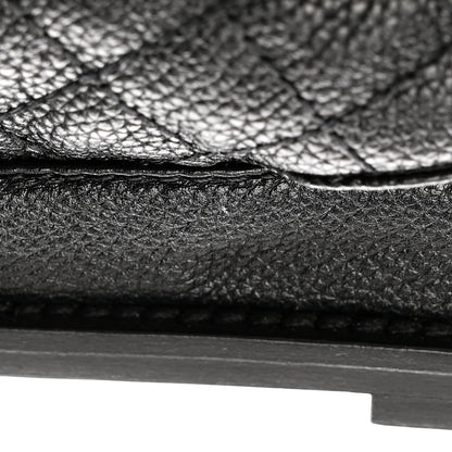 Chanel Grained Calfskin Velcro Dad Sandals 39.5 Black 15 of 18