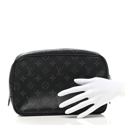 Louis Vuitton Monogram Eclipse Toilet Pouch GM 3 of 7