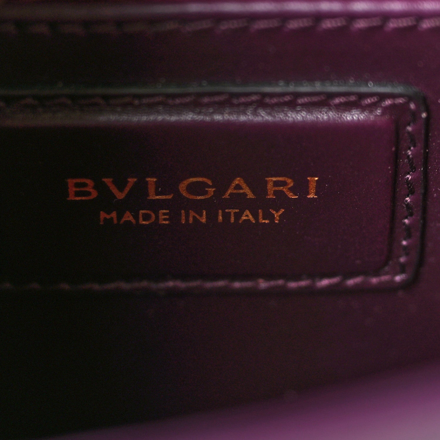 Bulgari Calfskin Small Serpenti Forever Snake Strap Crossbody Bag Plum 6 of 9