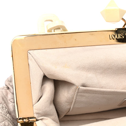 Louis Vuitton Lambskin Olympe Nimbus Cirrus Ecru 10 of 13