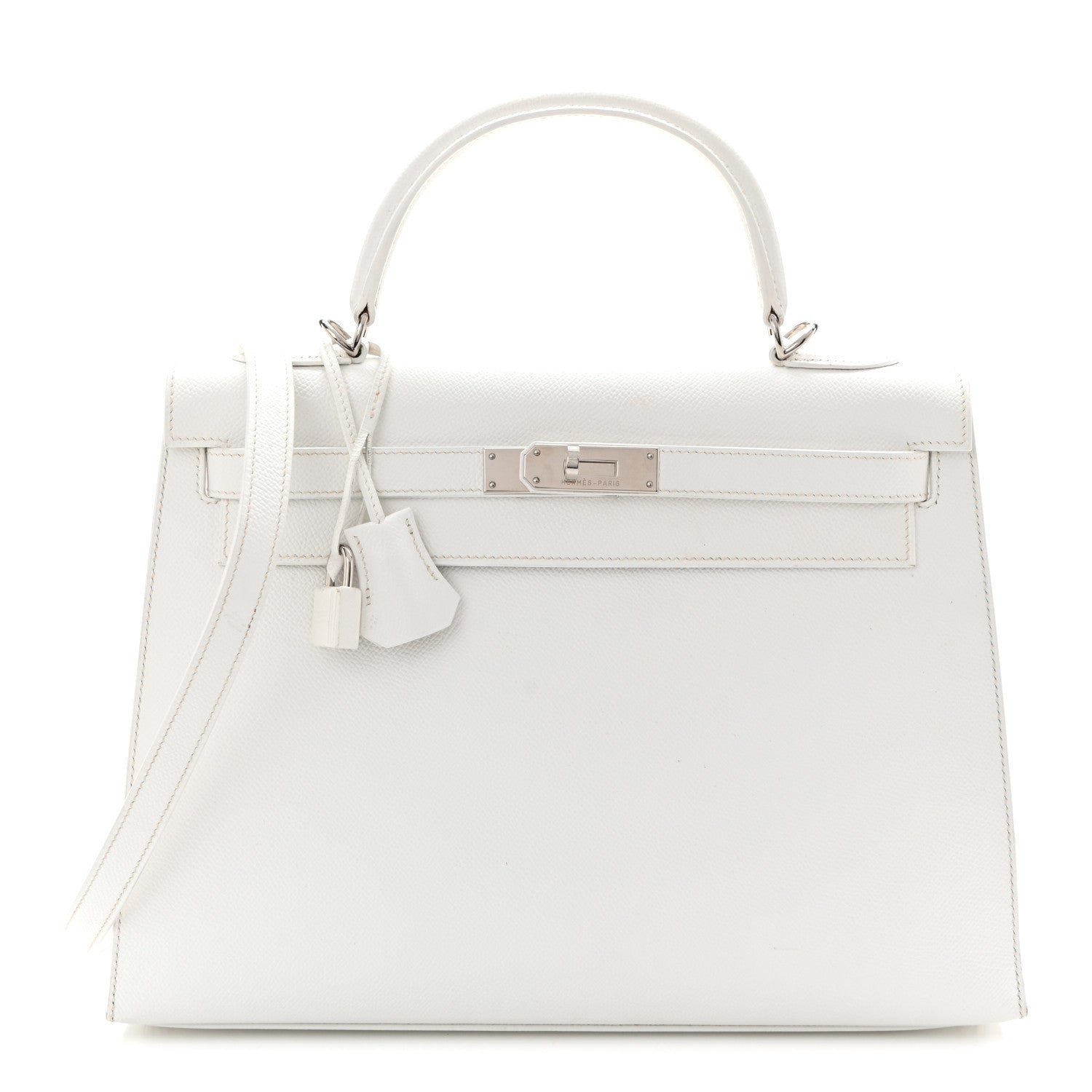 Hermes Epsom Kelly Sellier 32 White 1 of 12