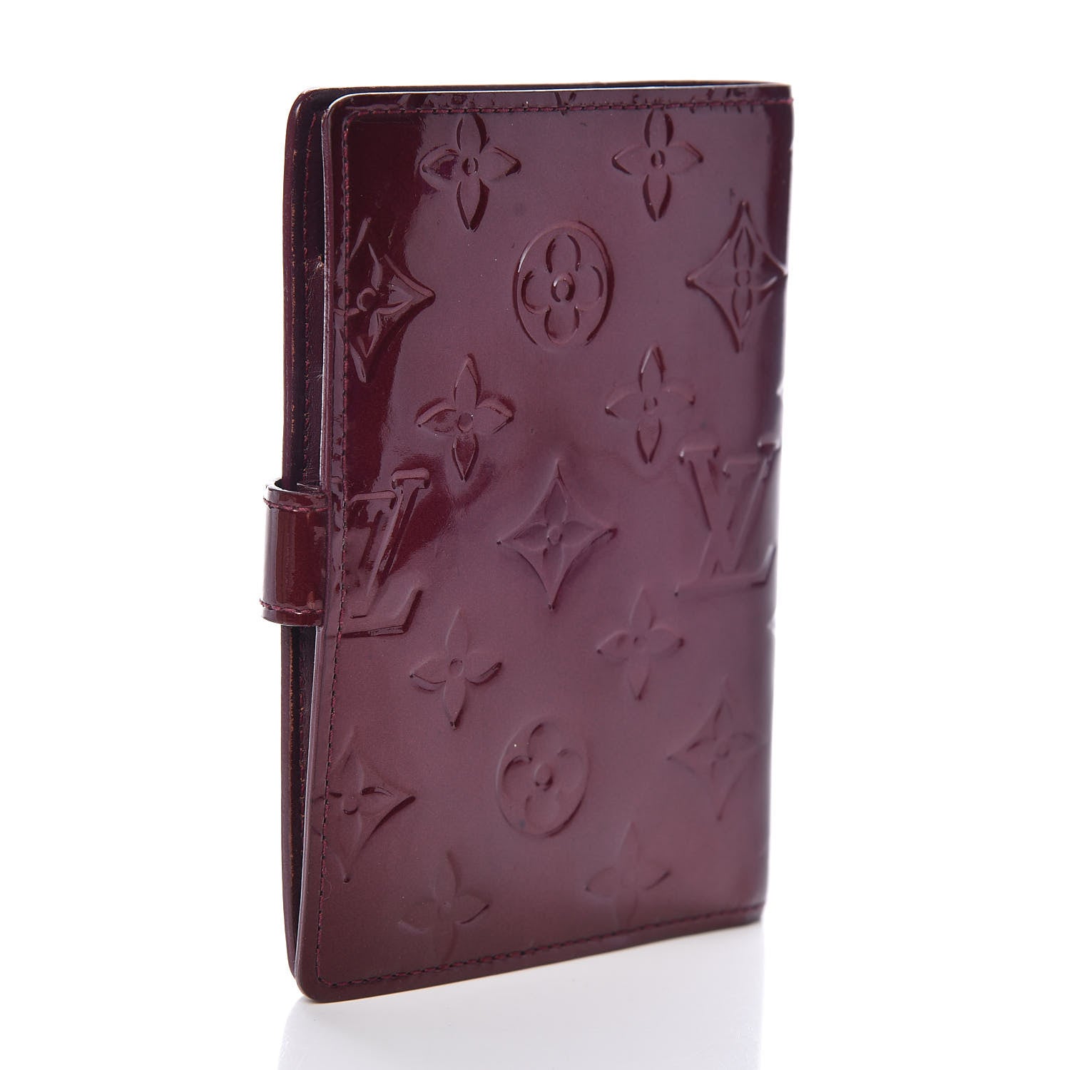 Louis Vuitton Vernis Small Ring Agenda Cover Rouge Fauviste 3 of 7