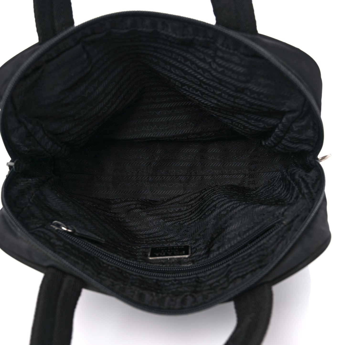 Tessuto Nylon Sport Bag Black
