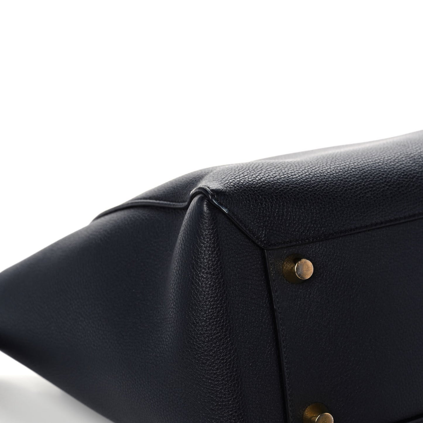 Drummed Calfskin Mini Belt Bag Navy