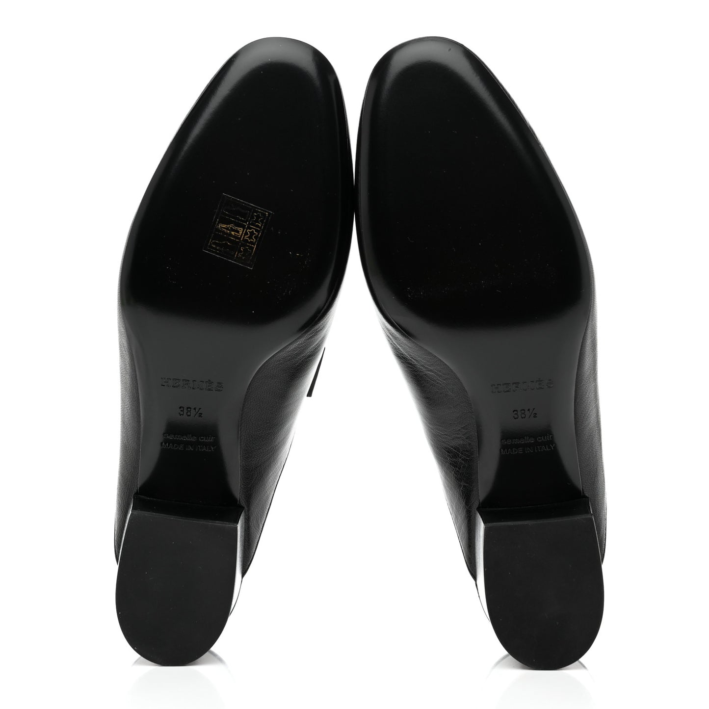 Goatskin Paradis Mules 38.5 Black