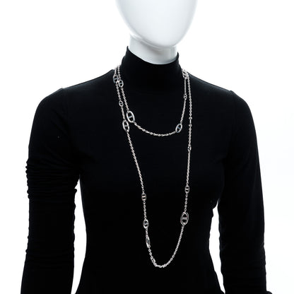 Hermes Sterling Silver Farandole Necklace 160 2 of 8