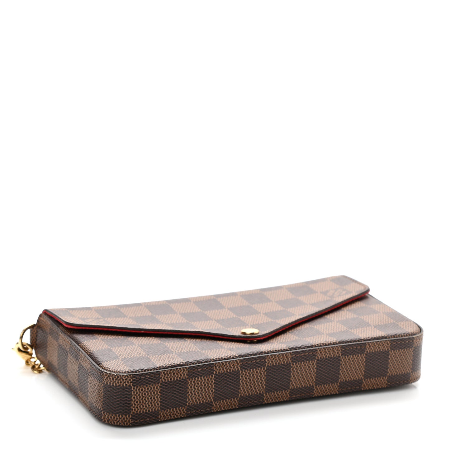 Damier Ebene Pochette Felicie Chain Wallet