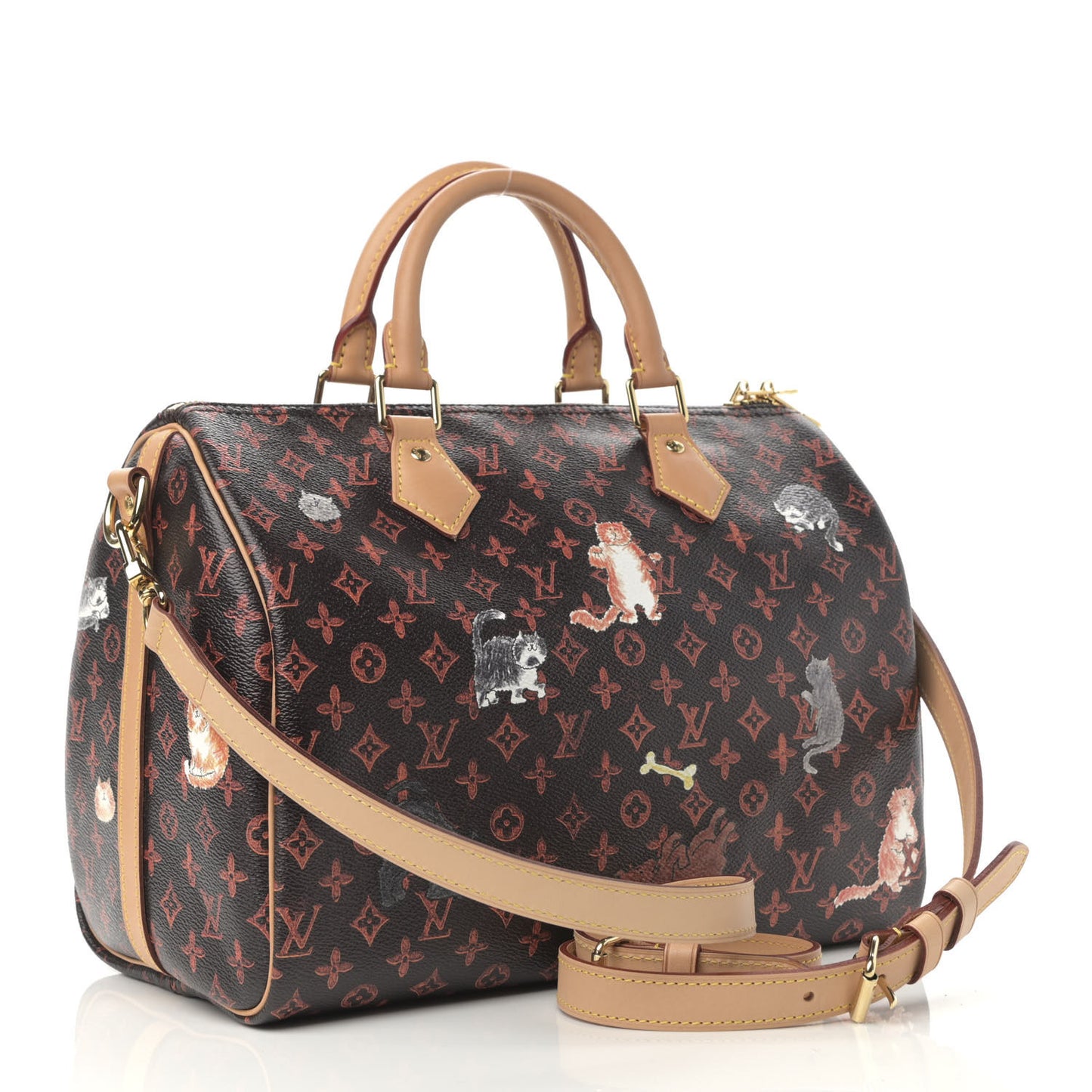 Catogram Speedy Bandouliere 30 Marron