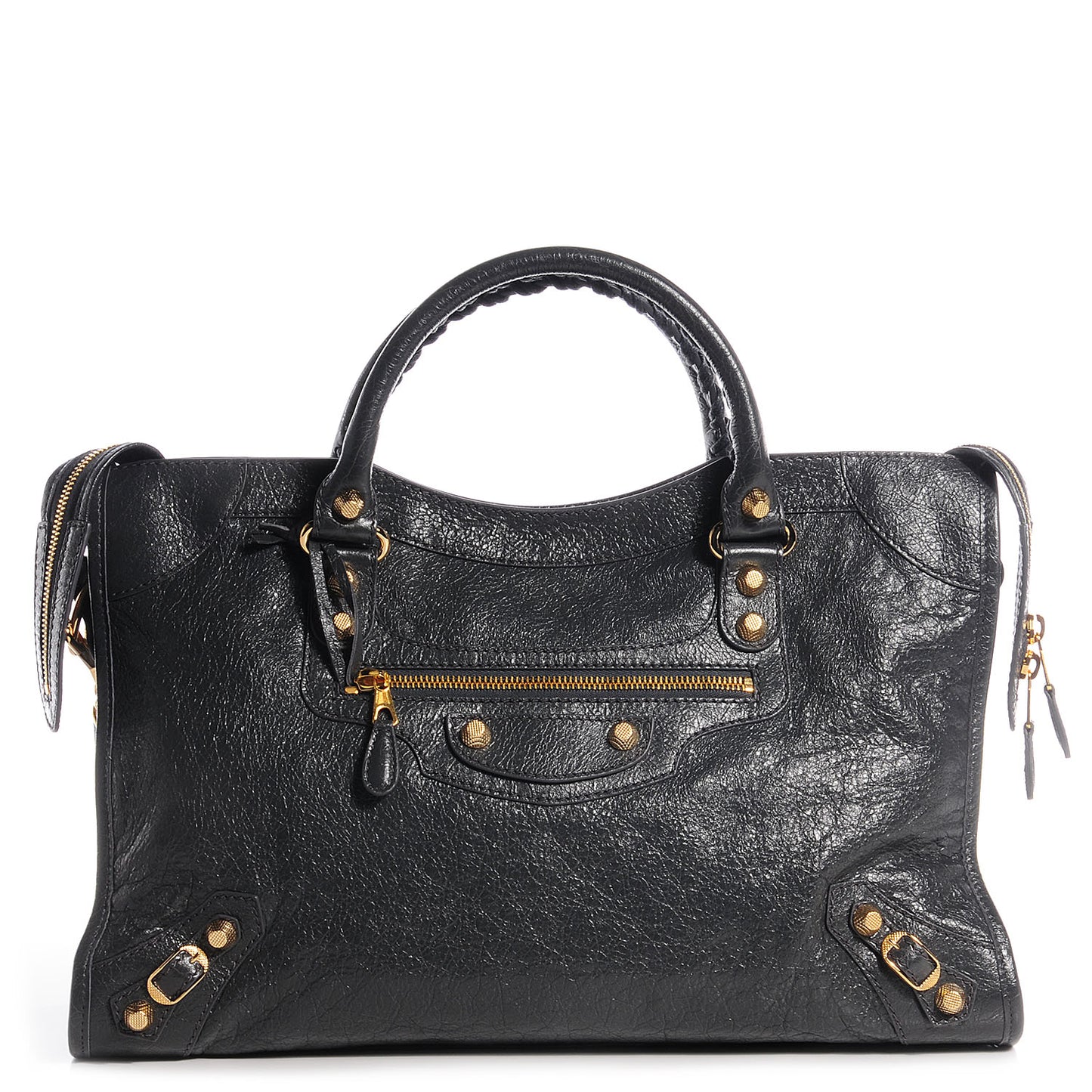 Agneau Giant 12 Gold Hardware City Gris Fossile