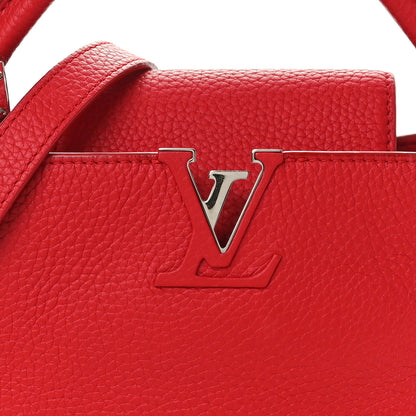 Louis Vuitton Taurillon Capucines BB Rubis 7 of 9