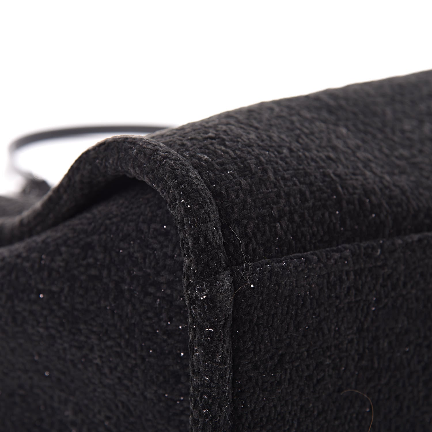 Chanel Lurex Boucle Small Deauville Tote Black 9 of 12