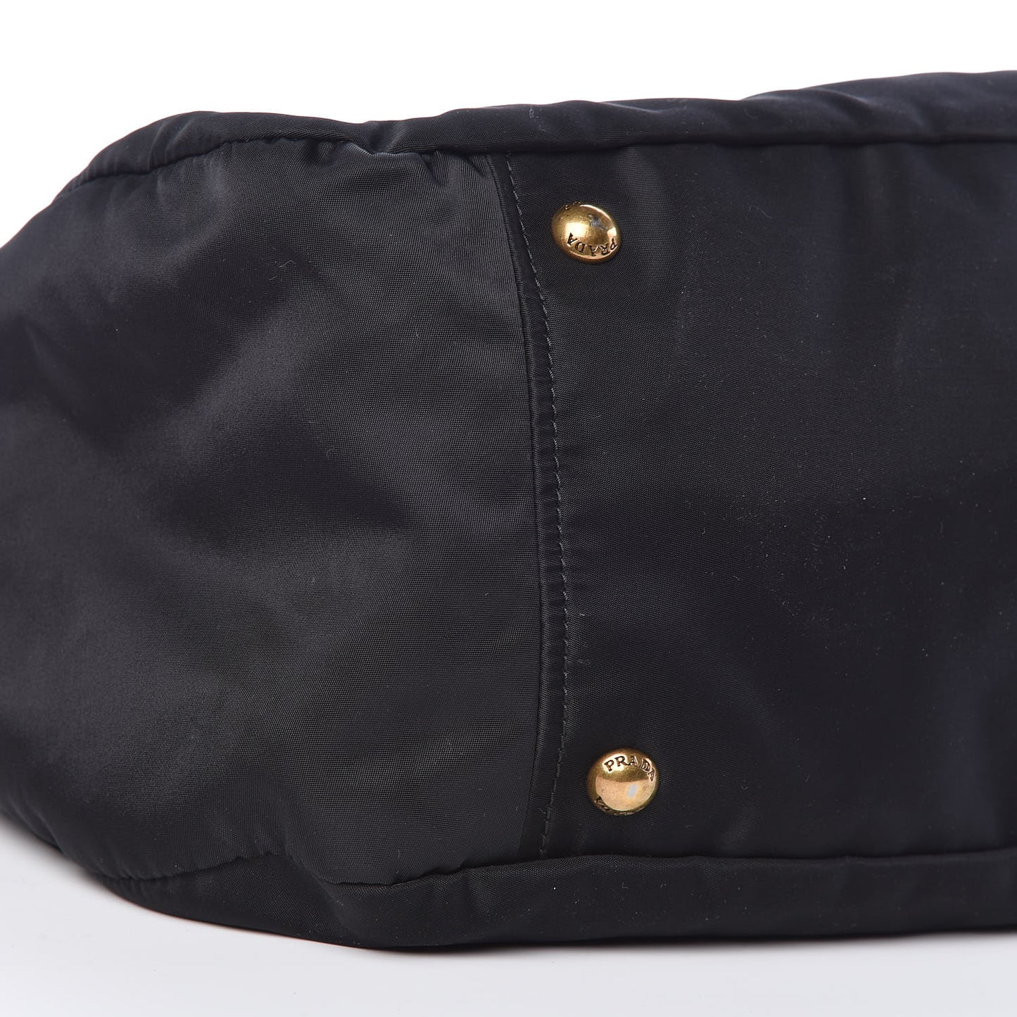 Tessuto Nylon Jacquard Logo Tote Black