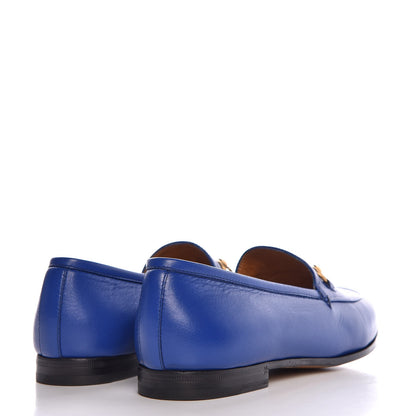 Gucci Malaga Kid Womens Jordaan Loafers 39.5 Electric Blue 4 of 9