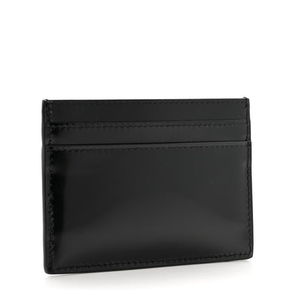 Saint Laurent Patent Calfskin Monogram Credit Card Case Black 3 of 8