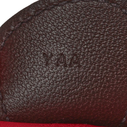 Hermes Milo Lambskin Grigri Rodeo Horse Bag Charm PM Rose Sakura Framboise Rouge Sellier 4 of 5