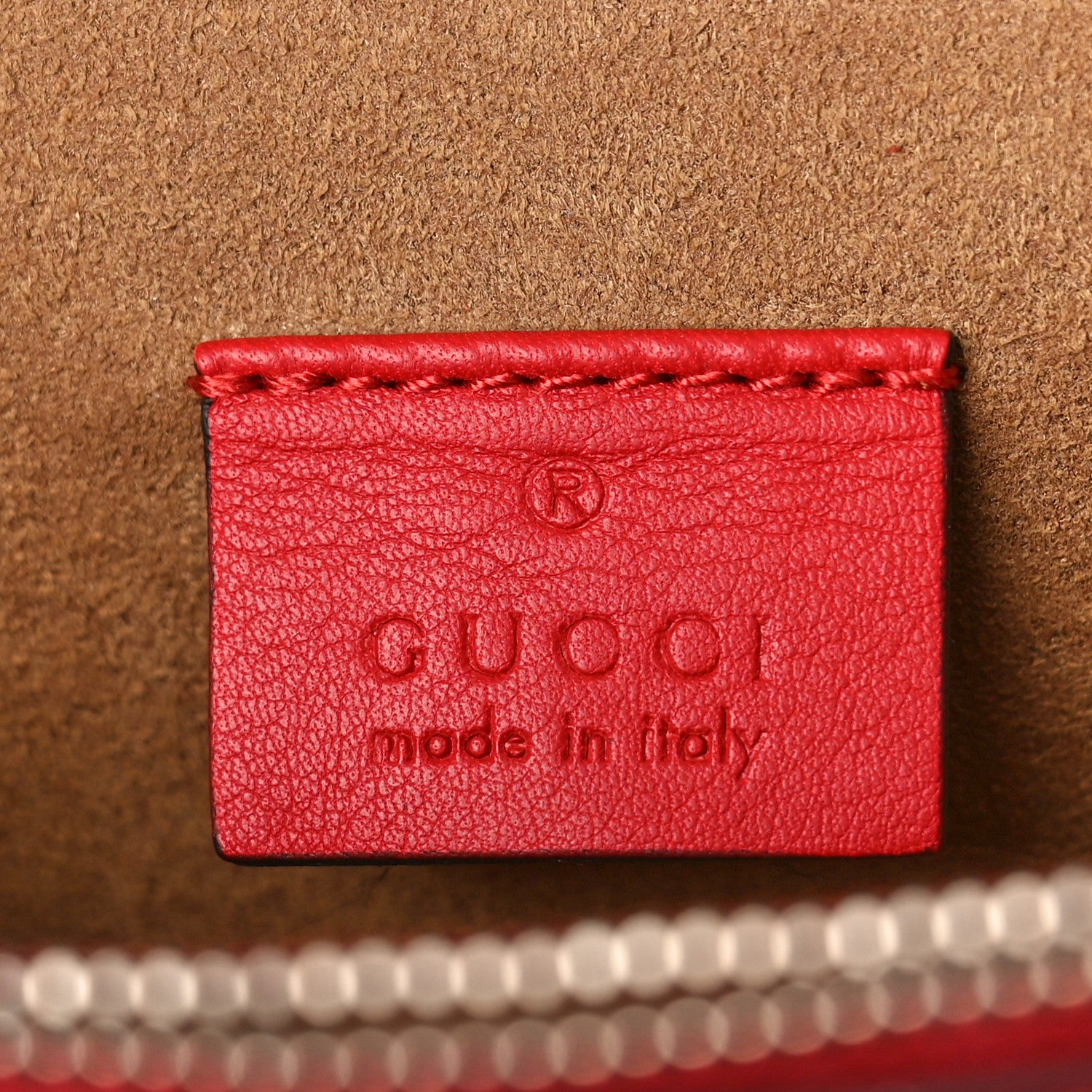 Gucci GG Supreme Monogram Arabesque Medium Dionysus Shoulder Bag Hibiscus Red 7 of 9