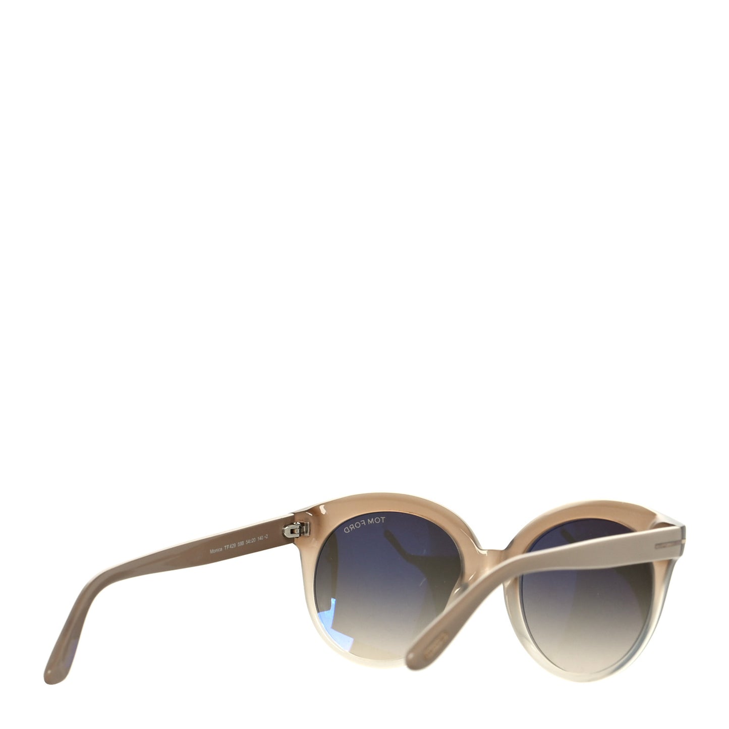 Monica Round Sunglasses TF429 Gold