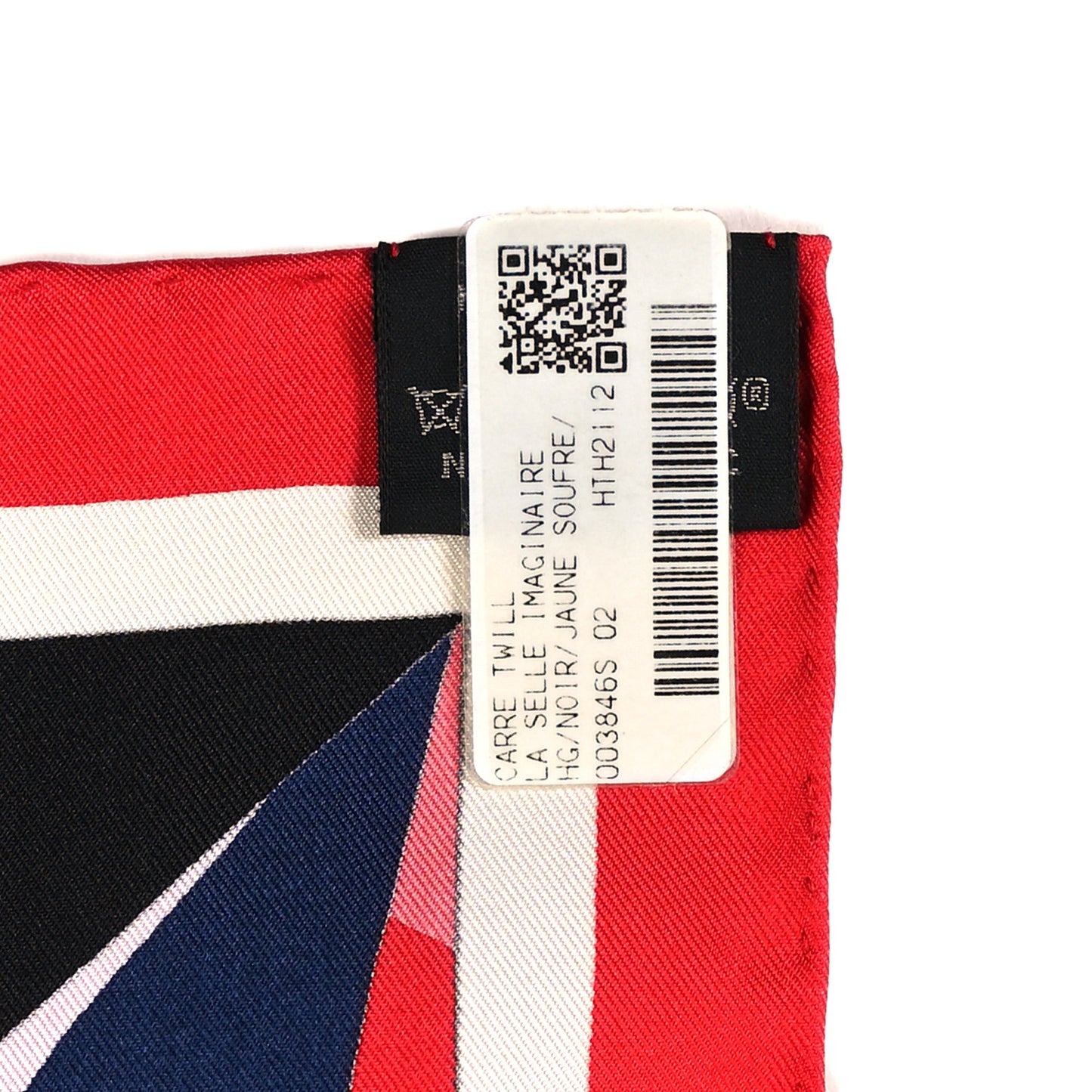 Silk La Selle Imaginaire Scarf 90 Black Jaune Soufre