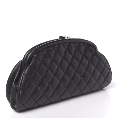 Chanel Lambskin Quilted Timeless Clutch Black 3 of 11