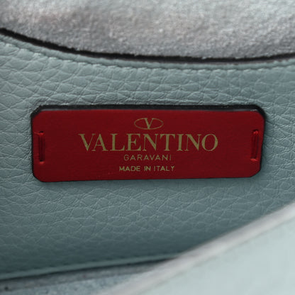 Valentino Garavani Pebbled Calfskin Mini Rockstud Crossbody Bag Nube 6 of 9