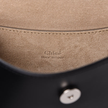 Chloe Calfskin Suede Mini Chain Faye Shoulder Bag Black 6 of 10