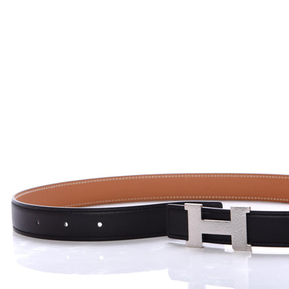 Hermes Swift Epsom 32mm Constance Martelee Belt 70 Black Gold 4 of 5
