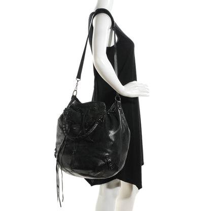 Balenciaga Agneau Classic Hardware Pompon Black 2 of 9