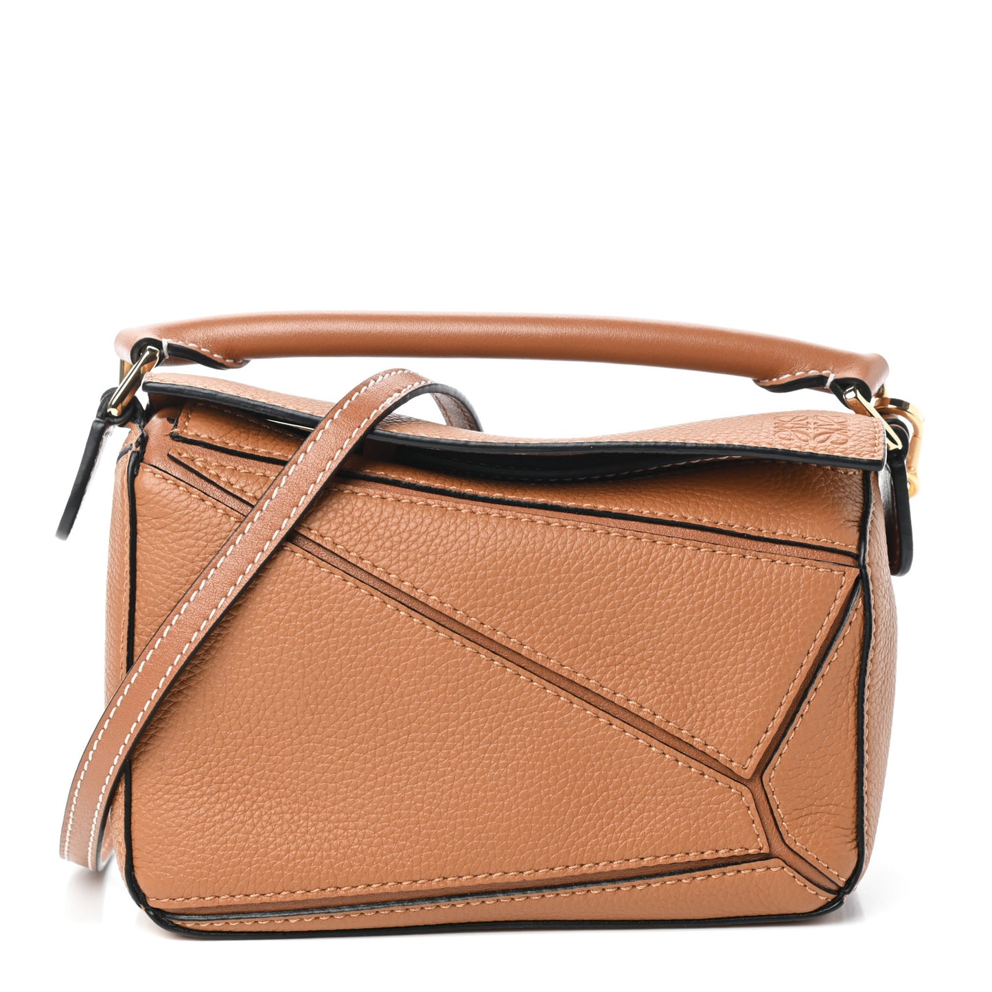 Calfskin Mini Puzzle Bag Tan