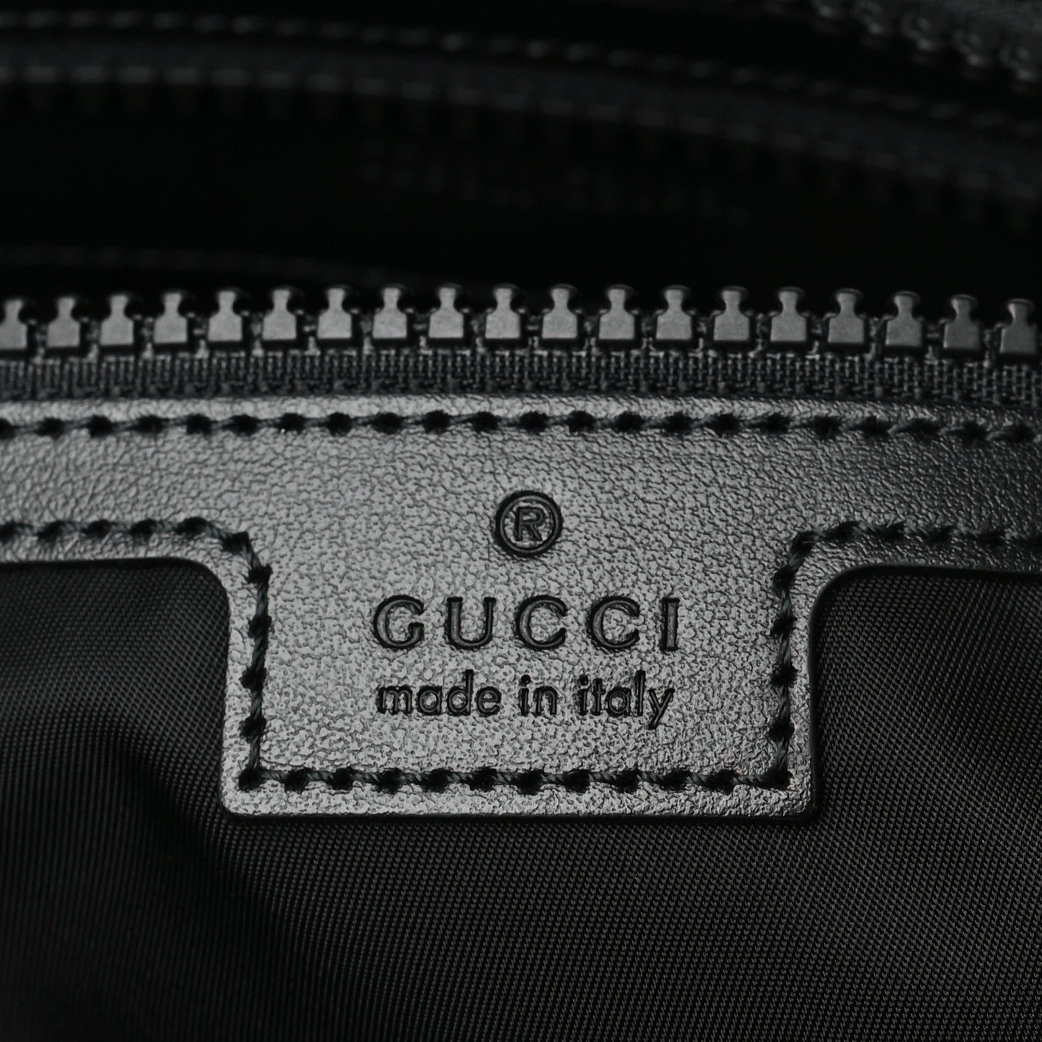 Gucci Econyl Nylon Monogram Duffle Bag Blue Black 5 of 7