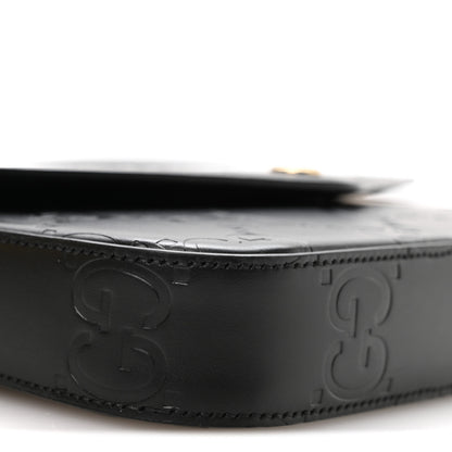 Gucci Gilbert Calfskin GG Super Mini Shoulder Bag Black Black 8 of 10