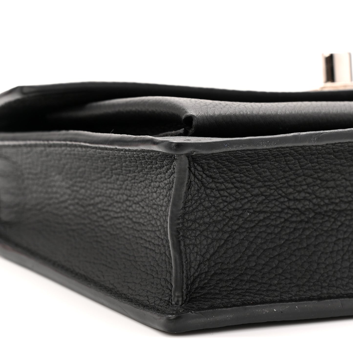 Soft Calfskin My Lockme Chain Pochette Black
