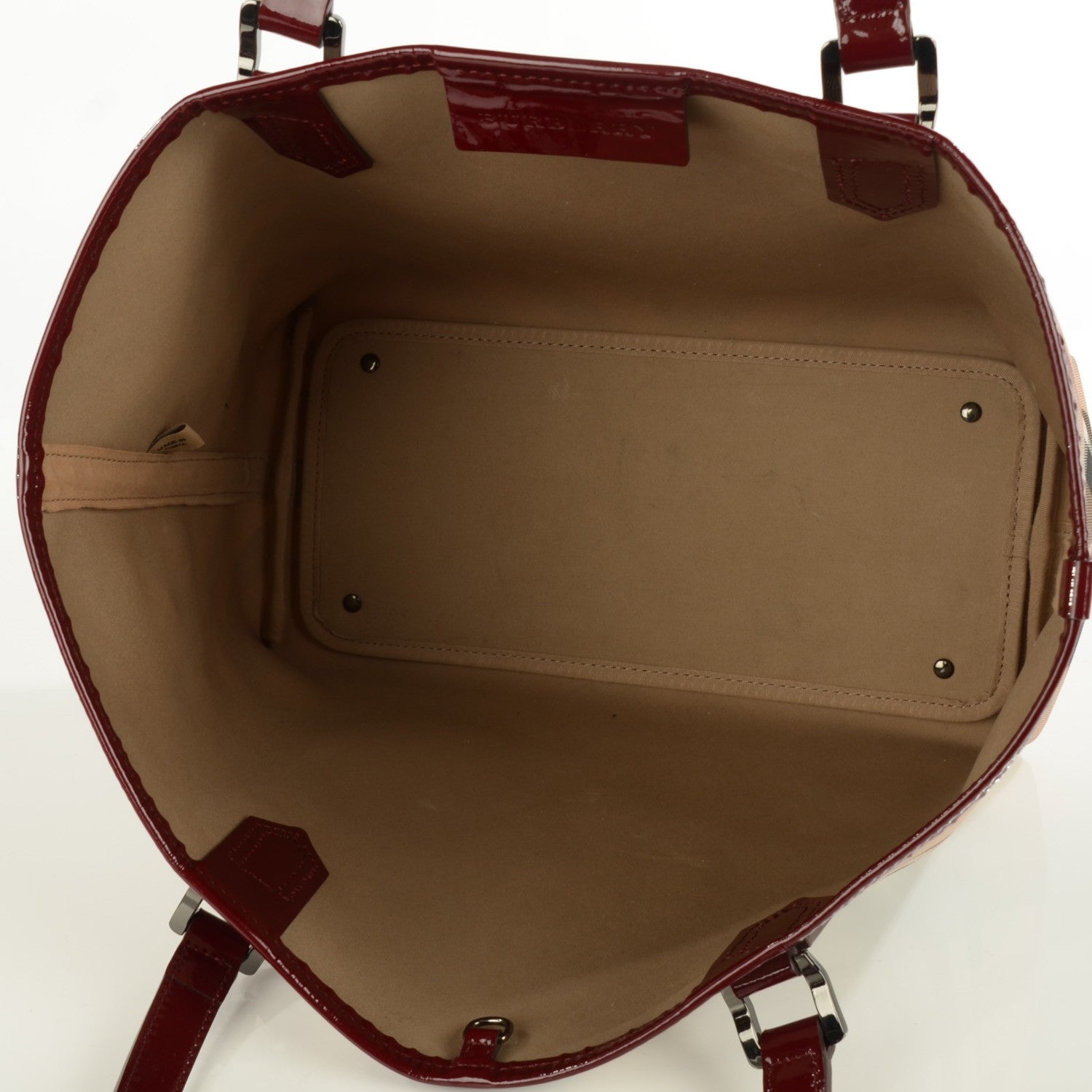 Burberry Nova Check Shopper Tote Red 5 of 8