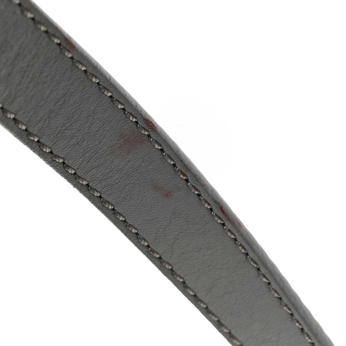 Vitello Flamingo Enamel Interchangeable Strap Baguette Grigio Chiaro Latte Tabacco