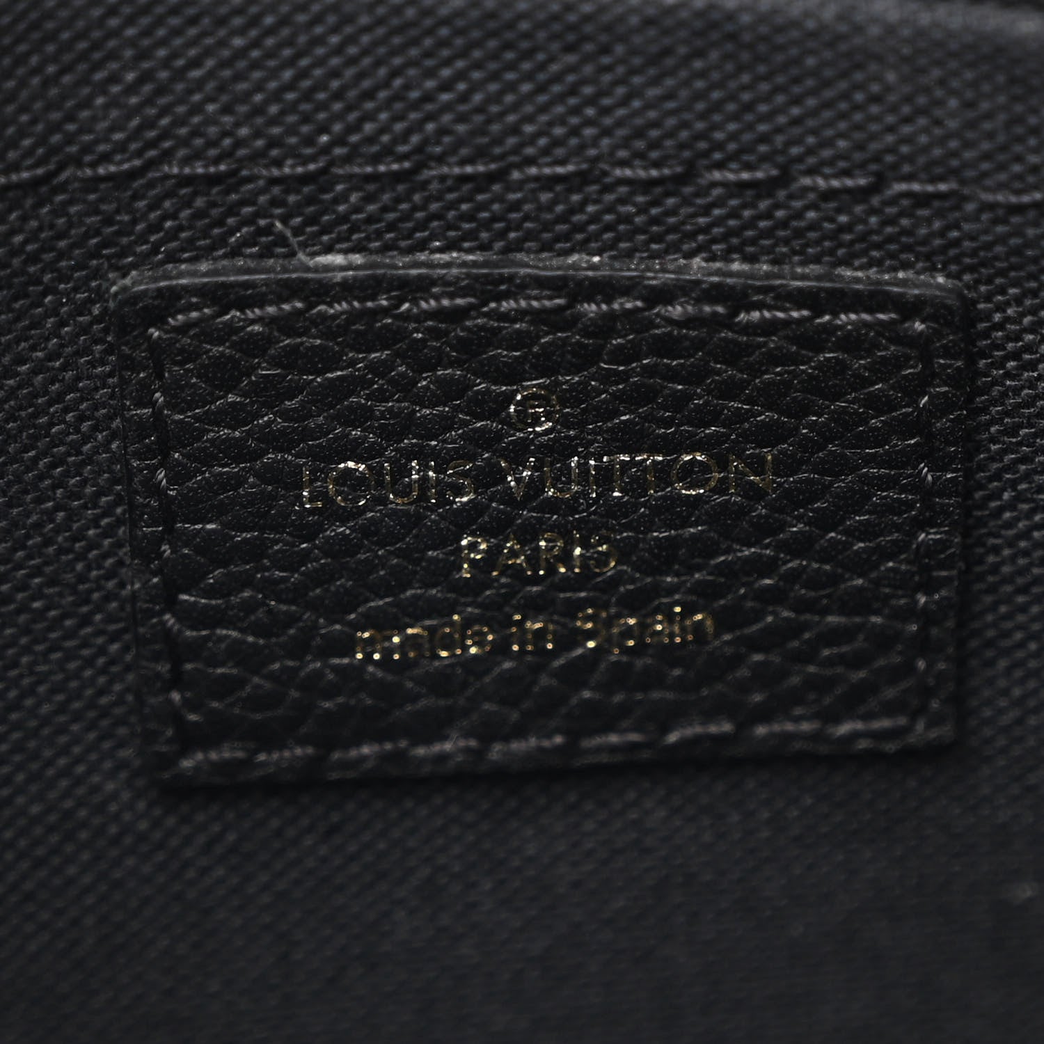 Louis Vuitton Monogram Pallas Clutch Black 6 of 11