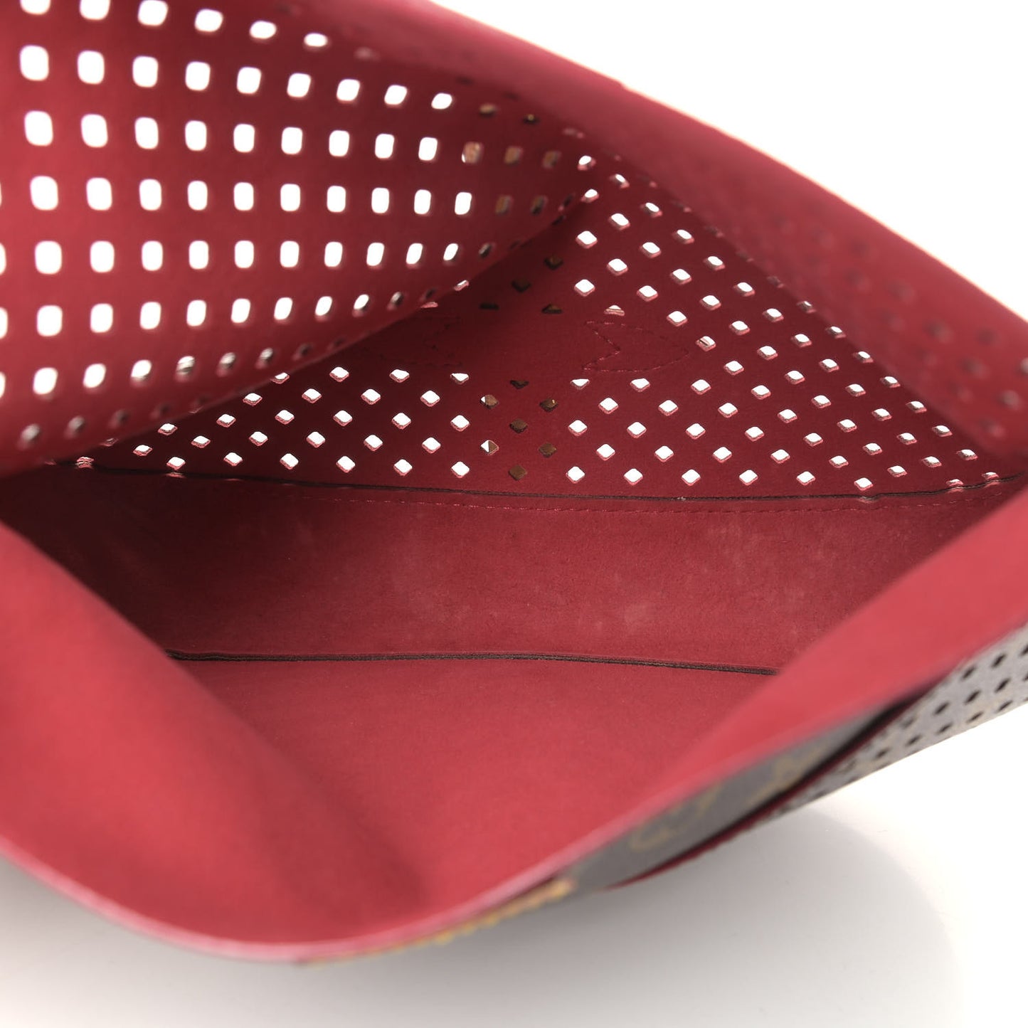Monogram SC Flore Clutch Saumur Corail
