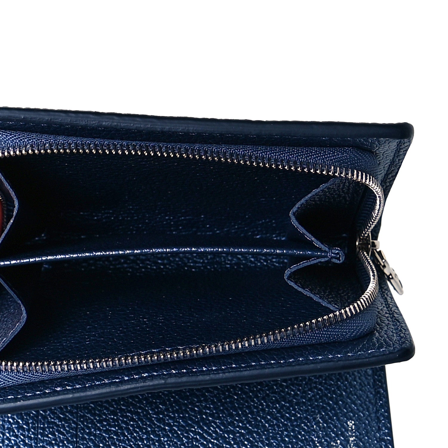 Louis Vuitton Metallic Empreinte Clea Wallet Navy Nacre 8 of 9