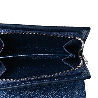 Louis Vuitton Metallic Empreinte Clea Wallet Navy Nacre 8 of 9