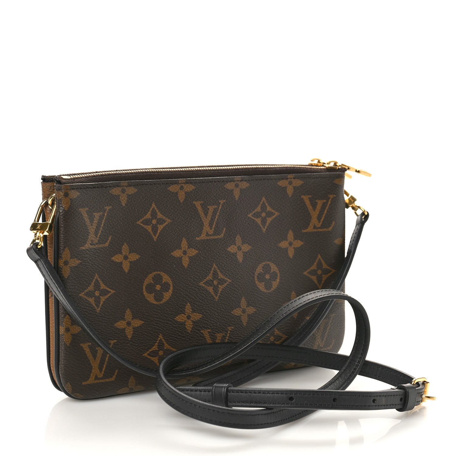 Louis Vuitton Reverse Monogram Giant Double Zip Pochette 2 of 8