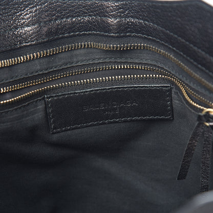 Balenciaga Chevre Gold Metallic Edge Hardware City Black 5 of 10