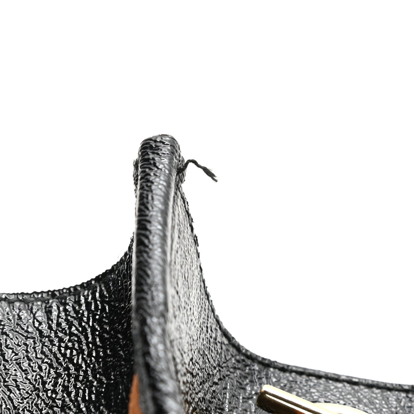 Suede Patent Large Rajah Chain Tote Nocciola Black