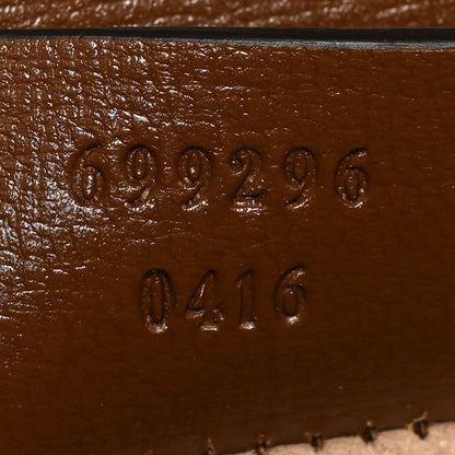 Gucci GG Supreme Monogram Mini Horsebit 1955 Shoulder Bag Beige Brown Sugar 7 of 16