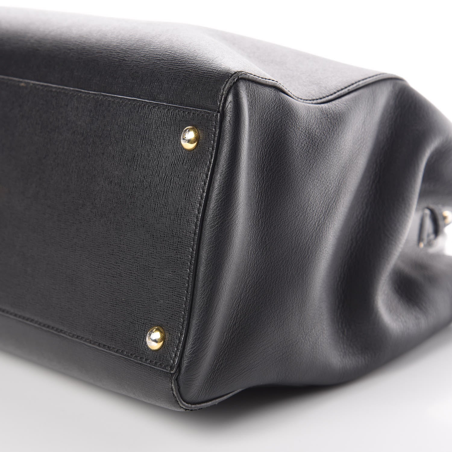 Fendi Vitello Elite Regular 2Jours Tote Black 7 of 10