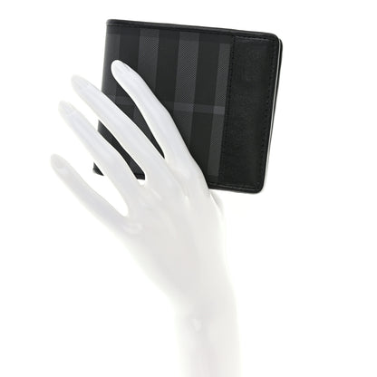 Burberry London Check Bi-Fold Mens Wallet Charcoal Black 2 of 9