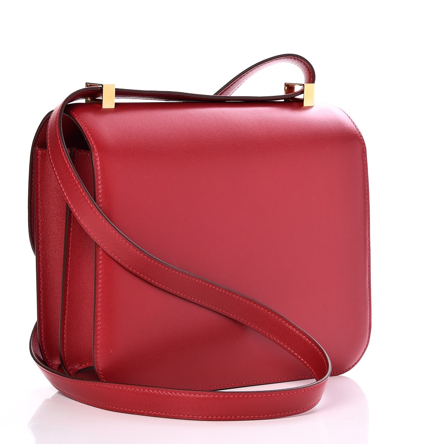 Hermes Tadelakt Constance 24 Rouge Vif 4 of 9