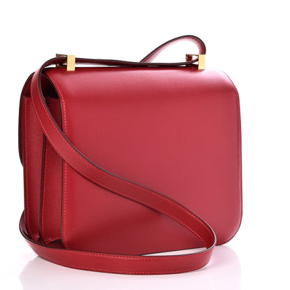 Hermes Tadelakt Constance 24 Rouge Vif 4 of 9