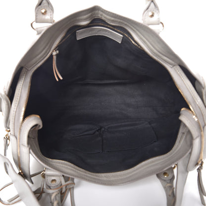 Balenciaga Chevre Gold Metallic Edge Hardware City Gris Perle 6 of 20